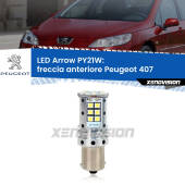 0 Freccia Anteriore LED Peugeot 407 2004 - 2011: PY21W Arrow PY21W: Lampadina frecce LED No-Hyperflash Arrow