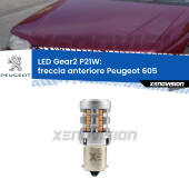 0 Freccia Anteriore LED Peugeot 605 1989 - 1994: P21W Gear2 FINE SERIE: NO GARANZIA P21W: Lampadina frecce LED No-Hyperflash Gear2 FINE SERIE: NO GARANZIA