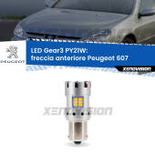 0 Freccia Anteriore LED Peugeot 607 2000 - 2010: PY21W Gear3 PY21W: Lampadina frecce LED No-Hyperflash Gear3