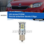 0 Freccia Anteriore LED Skoda Citigo 2011 in poi: PY21W Arrow PY21W: Lampadina frecce LED No-Hyperflash Arrow