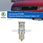 0 Freccia Anteriore LED Skoda Fabia I 6Y 1999 - 2006: PY21W Arrow PY21W: Lampadina frecce LED No-Hyperflash Arrow