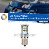 0 Freccia Anteriore LED Smart City-coupe 450 1998 - 2004: PY21W Arrow PY21W: Lampadina frecce LED No-Hyperflash Arrow
