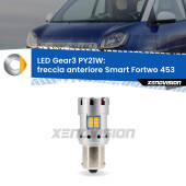 0 Freccia Anteriore LED Smart Fortwo 453 2014 in poi: PY21W Gear3 PY21W: Lampadina frecce LED No-Hyperflash Gear3