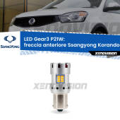 0 Freccia Anteriore LED Ssangyong Korando Mk2 1996 - 2006: P21W Gear3 P21W: Lampadina frecce LED No-Hyperflash Gear3 raffreddata a ventola
