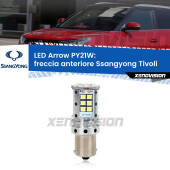 0 Freccia Anteriore LED Ssangyong Tivoli  2015 in poi: PY21W Arrow PY21W: Lampadina frecce LED No-Hyperflash Arrow