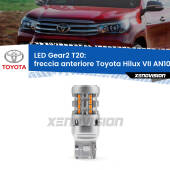 0 Freccia Anteriore LED Toyota Hilux VII AN10 2004 - 2015: T20 Gear2 FINE SERIE: NO GARANZIA T20: Lampadina frecce LED No-Hyperflash Gear2 FINE SERIE: NO GARANZIA