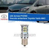 0 Freccia Anteriore LED Toyota Yaris Mk2 2005 - 2010: PY21W Arrow PY21W: Lampadina frecce LED No-Hyperflash Arrow