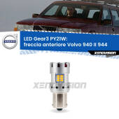 0 Freccia Anteriore LED Volvo 940 II 944 1994 - 1998: PY21W Gear3 PY21W: Lampadina frecce LED No-Hyperflash Gear3