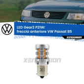 0 Freccia Anteriore LED VW Passat B5 faro giallo: P21W Gear2 FINE SERIE: NO GARANZIA P21W: Lampadina frecce LED No-Hyperflash Gear2 FINE SERIE: NO GARANZIA
