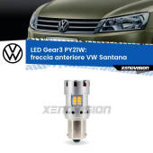 0 Freccia Anteriore LED VW Santana faro bianco: PY21W Gear3 PY21W: Lampadina frecce LED No-Hyperflash Gear3