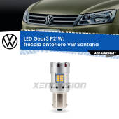 0 Freccia Anteriore LED VW Santana faro giallo: P21W Gear3 P21W: Lampadina frecce LED No-Hyperflash Gear3 raffreddata a ventola