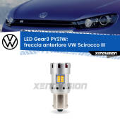 0 Freccia Anteriore LED VW Scirocco III 2008 - 2014: PY21W Gear3 PY21W: Lampadina frecce LED No-Hyperflash Gear3