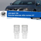 0 Freccia laterale LED Alfa romeo GT  2003 - 2010: T10 Bolt T10: LED Frecce Bolt Arancio (Coppia)