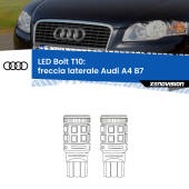 0 Freccia laterale LED Audi A4 B7 2004 - 2008: T10 Bolt T10: LED Frecce Bolt Arancio (Coppia)