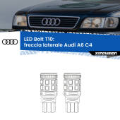 0 Freccia laterale LED Audi A6 C4 1994 - 1997: T10 Bolt T10: LED Frecce Bolt Arancio (Coppia)