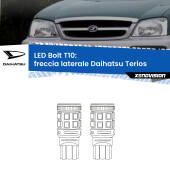0 Freccia laterale LED Daihatsu Terios 1997 - 2005: T10 Bolt T10: LED Frecce Bolt Arancio (Coppia)