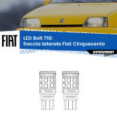 0 Freccia laterale LED Fiat Cinquecento 1991 - 1999: T10 Bolt T10: LED Frecce Bolt Arancio (Coppia)