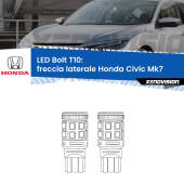 0 Freccia laterale LED Honda Civic Mk7 2001 - 2003: T10 Bolt T10: LED Frecce Bolt Arancio (Coppia)