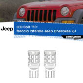0 Freccia laterale LED Jeep Cherokee KJ 2002 - 2007: T10 Bolt T10: LED Frecce Bolt Arancio (Coppia)