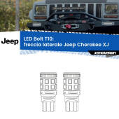 0 Freccia laterale LED Jeep Cherokee XJ 1984 - 2001: T10 Bolt T10: LED Frecce Bolt Arancio (Coppia)