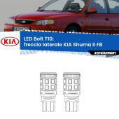 0 Freccia laterale LED KIA Shuma II FB 2001 - 2004: T10 Bolt T10: LED Frecce Bolt Arancio (Coppia)