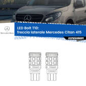 0 Freccia laterale LED Mercedes Citan 415 2012 in poi: T10 Bolt T10: LED Frecce Bolt Arancio (Coppia)