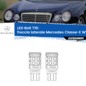 0 Freccia laterale LED Mercedes Classe-E W210 1995 - 1999: T10 Bolt T10: LED Frecce Bolt Arancio (Coppia)