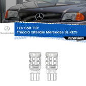 0 Freccia laterale LED Mercedes SL R129 faro giallo: T10 Bolt T10: LED Frecce Bolt Arancio (Coppia)