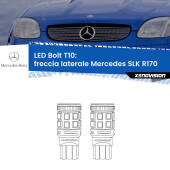 0 Freccia laterale LED Mercedes SLK R170 1996 - 2004: T10 Bolt T10: LED Frecce Bolt Arancio (Coppia)