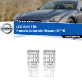 0 Freccia laterale LED Nissan GT-R 2007 in poi: T10 Bolt T10: LED Frecce Bolt Arancio (Coppia)