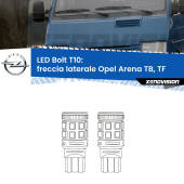 0 Freccia laterale LED Opel Arena TB, TF 1998 - 2001: T10 Bolt T10: LED Frecce Bolt Arancio (Coppia)