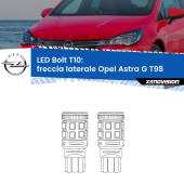 0 Freccia laterale LED Opel Astra G T98 2001 - 2005: T10 Bolt T10: LED Frecce Bolt Arancio (Coppia)