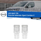 0 Freccia laterale LED Opel Combo C  2001 - 2011: T10 Bolt T10: LED Frecce Bolt Arancio (Coppia)