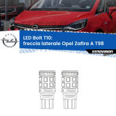 0 Freccia laterale LED Opel Zafira A T98 1999 - 2005: T10 Bolt T10: LED Frecce Bolt Arancio (Coppia)