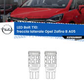 0 Freccia laterale LED Opel Zafira B A05 2005 - 2015: T10 Bolt T10: LED Frecce Bolt Arancio (Coppia)
