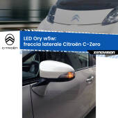 0 Freccia laterale LED per Citroën C-Zero  2010 - 2019: Ory w5w W5W lampadina LED canbus arancio modello Ory