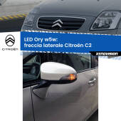 0 Freccia laterale LED per Citroën C2  2003 - 2009: Ory w5w W5W lampadina LED canbus arancio modello Ory