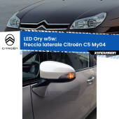 0 Freccia laterale LED per Citroën C5 My04 2004 - 2008: Ory w5w W5W lampadina LED canbus arancio modello Ory
