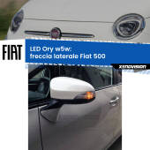 0 Freccia laterale LED per Fiat 500 2007 - 2022: Ory w5w W5W lampadina LED canbus arancio modello Ory
