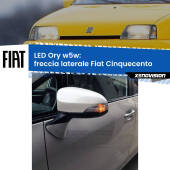 0 Freccia laterale LED per Fiat Cinquecento 1991 - 1999: Ory w5w W5W lampadina LED canbus arancio modello Ory