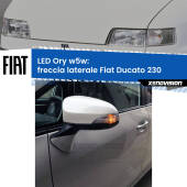 0 Freccia laterale LED per Fiat Ducato 230 1994 - 2002: Ory w5w W5W lampadina LED canbus arancio modello Ory