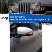 0 Freccia laterale LED per Jeep Wrangler II TJ 1996 - 2005: Ory w5w W5W lampadina LED canbus arancio modello Ory