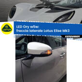 0 Freccia laterale LED per Lotus Elise Mk3 2010 - 2022: Ory w5w W5W lampadina LED canbus arancio modello Ory