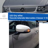 0 Freccia laterale LED per Mercedes Classe-V 638/2 1996 - 2003: Ory w5w W5W lampadina LED canbus arancio modello Ory