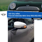 0 Freccia laterale LED per Mini One R50 R52 R53 2001 - 2006: Ory w5w W5W lampadina LED canbus arancio modello Ory
