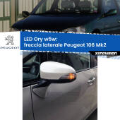 0 Freccia laterale LED per Peugeot 106 Mk2 1996 - 2004: Ory w5w W5W lampadina LED canbus arancio modello Ory