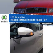 0 Freccia laterale LED per Skoda Fabia I 6Y 1999 - 2006: Ory w5w W5W lampadina LED canbus arancio modello Ory