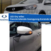 0 Freccia laterale LED per Ssangyong Korando Mk2 1996 - 2006: Ory w5w W5W lampadina LED canbus arancio modello Ory