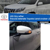 0 Freccia laterale LED per Toyota Land cruiser J200 2007 in poi: Ory w5w W5W lampadina LED canbus arancio modello Ory