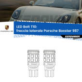 0 Freccia laterale LED Porsche Boxster 987 2004 - 2012: T10 Bolt T10: LED Frecce Bolt Arancio (Coppia)